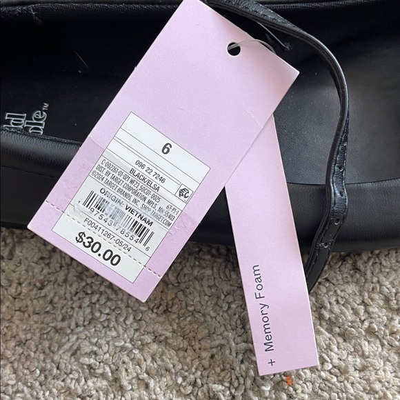 Wild Fable Black Square-Toe Mary Jane Flats - Picture 2 of 3